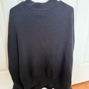 Free People Black Easy Street Sweater